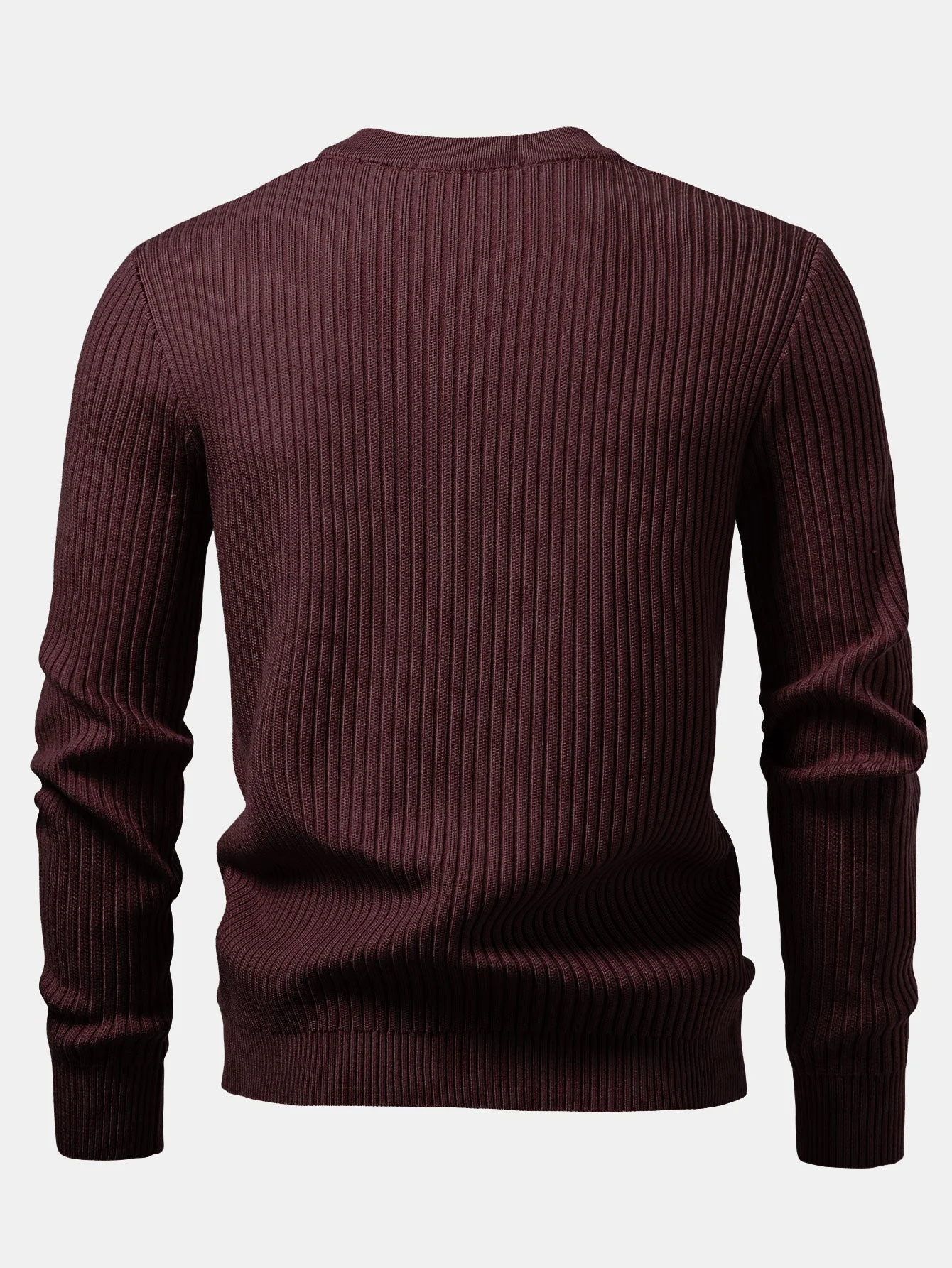 Ardal® | Ribbed Henley Neck Sweater - Image 15
