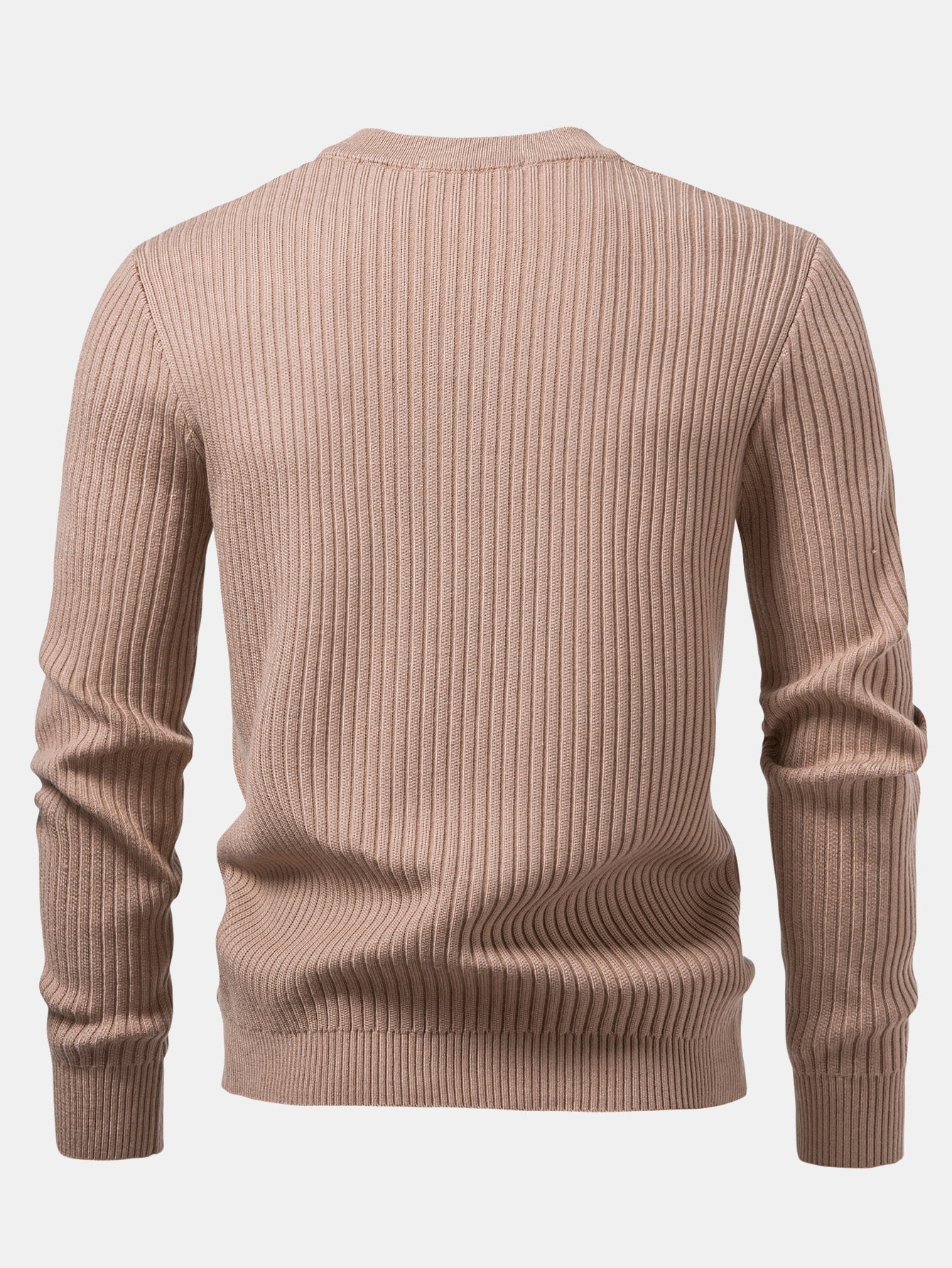 Ardal® | Ribbed Henley Neck Sweater - Image 9