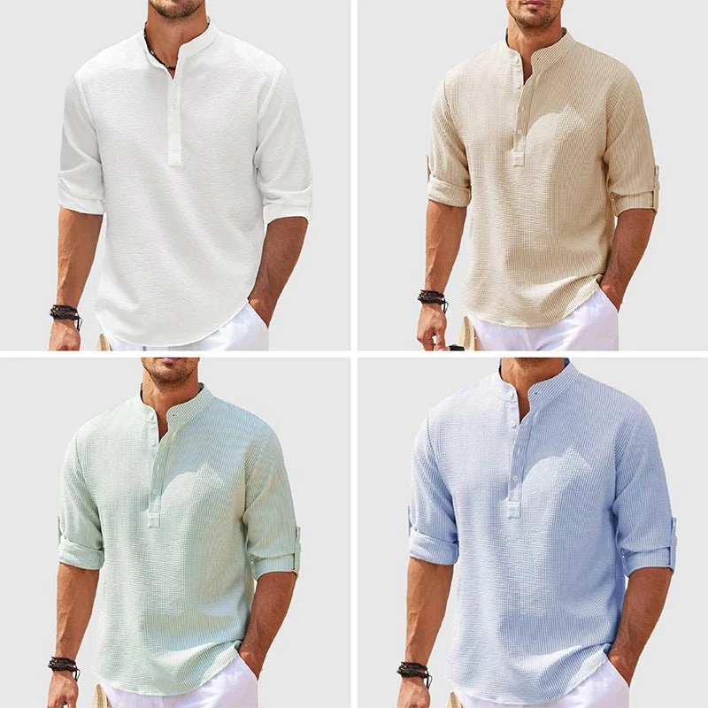 Ardelon® | Davide Costa Sun Haven Henley Shirt - Image 5