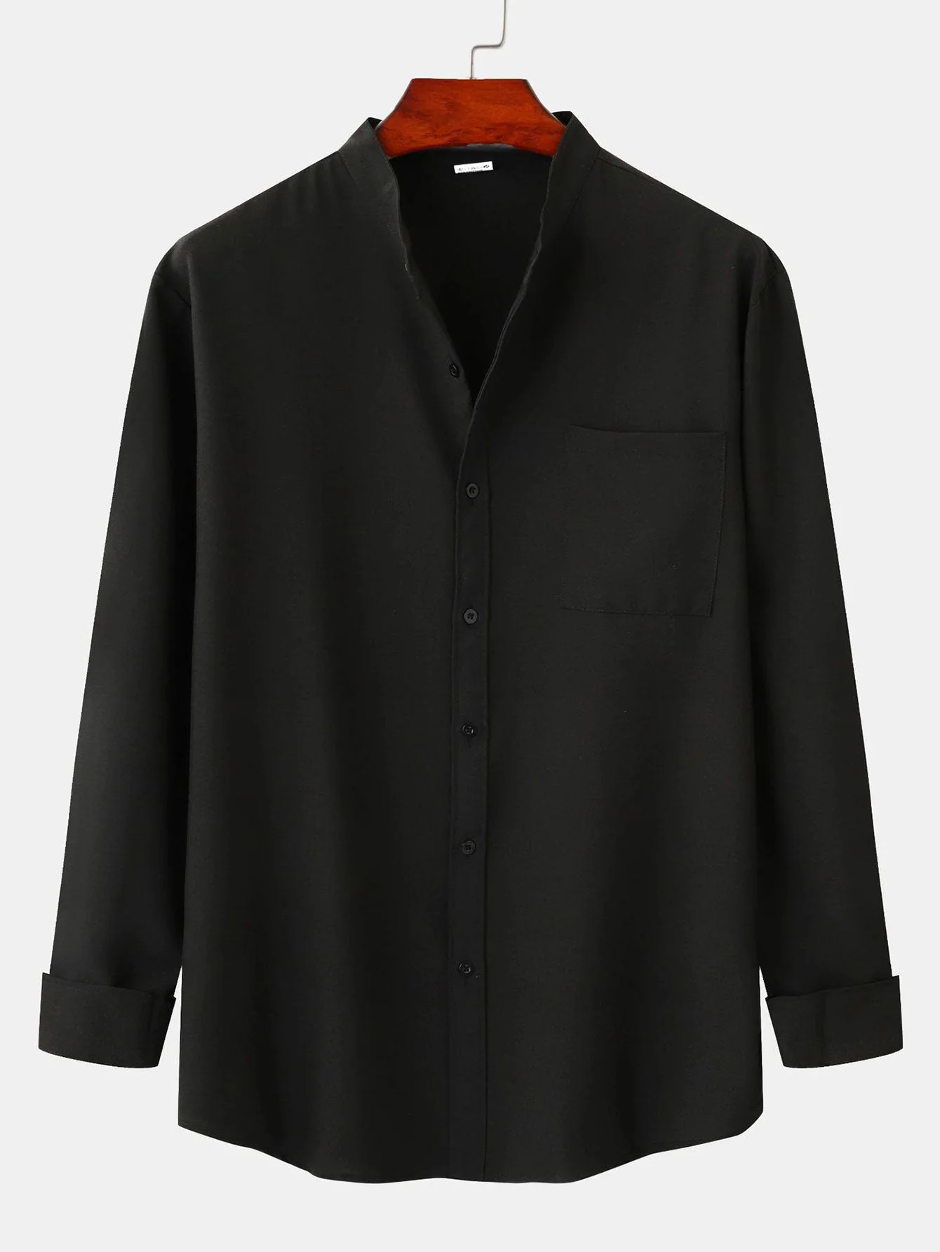 Ardie® | Long Sleeved Stand Collar Shirt - Image 2