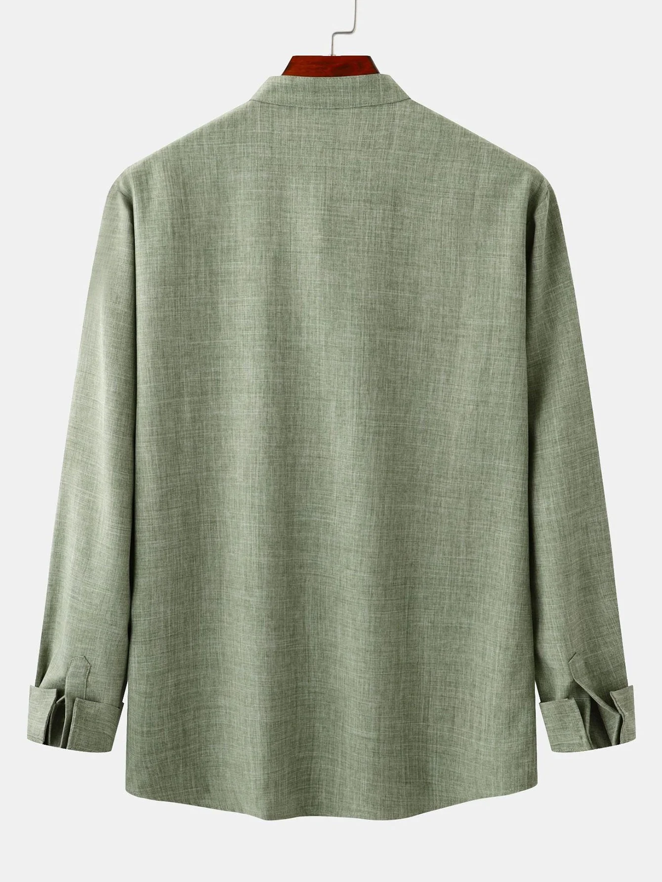 Ardie® | Long Sleeved Stand Collar Shirt - Image 4