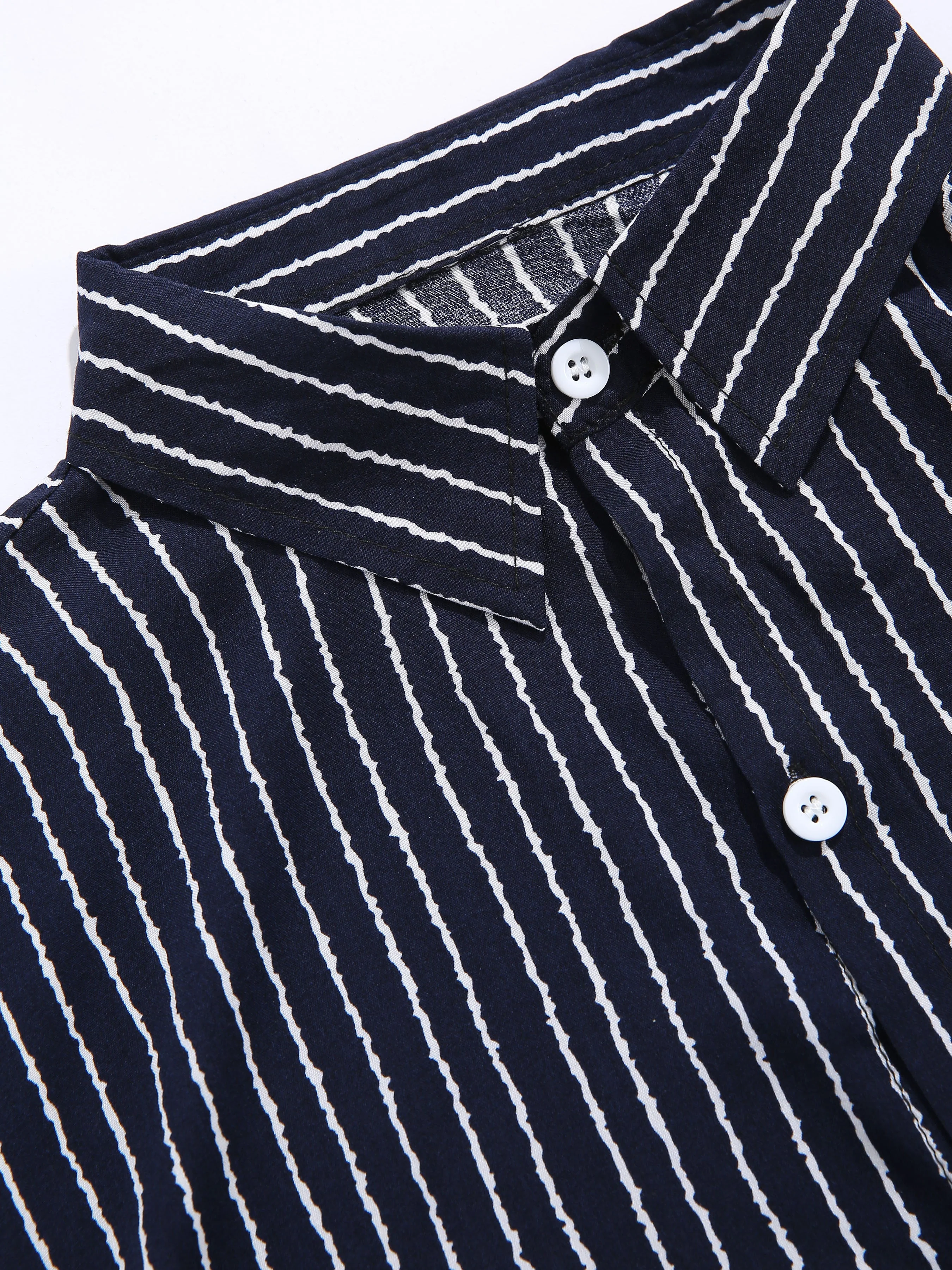 Ardin® | Vintage Stripes Cotton Shirts - Image 4