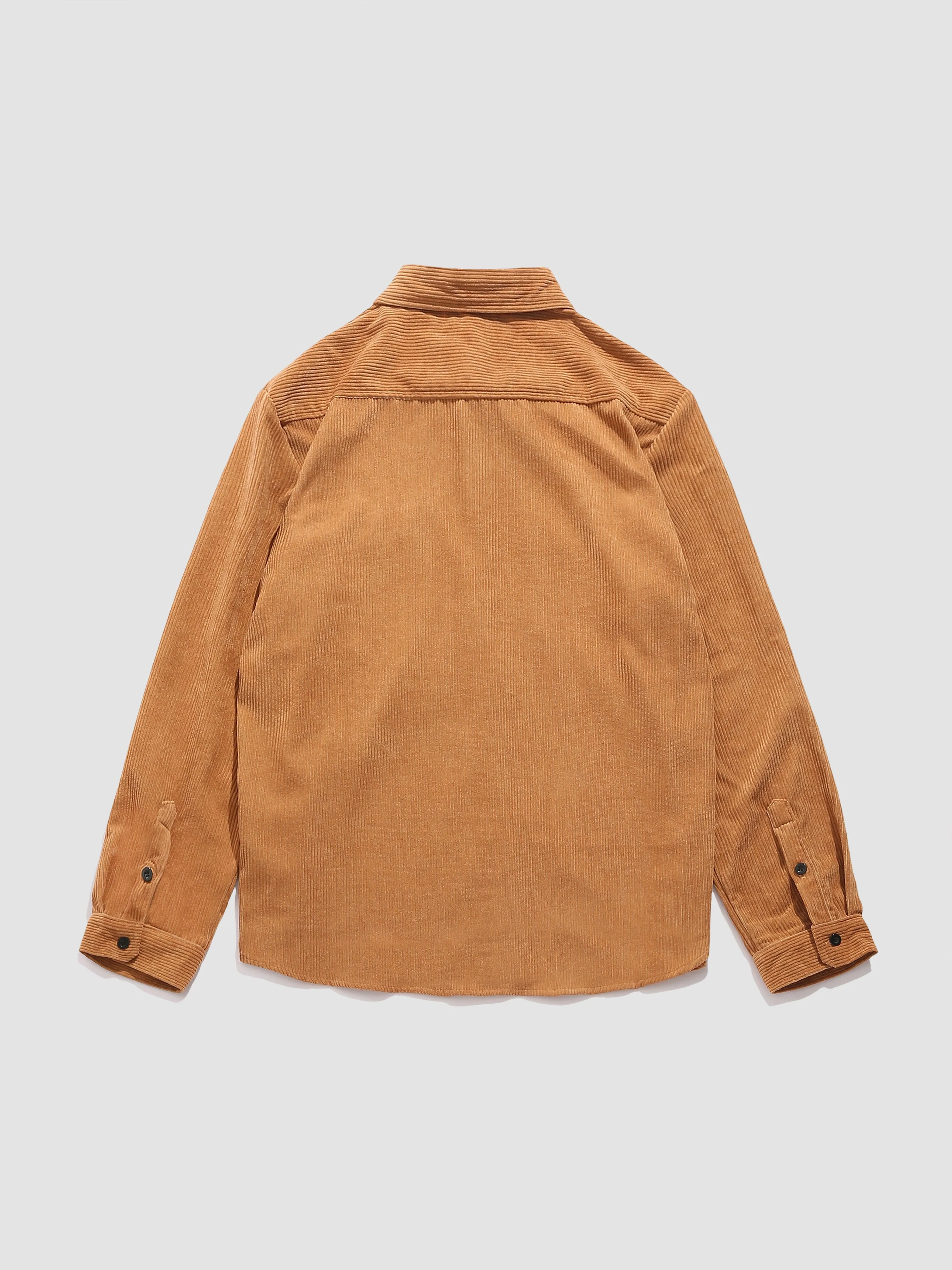 Arel® | Long Sleeve Corduroy Shirt With Pockets - Image 2