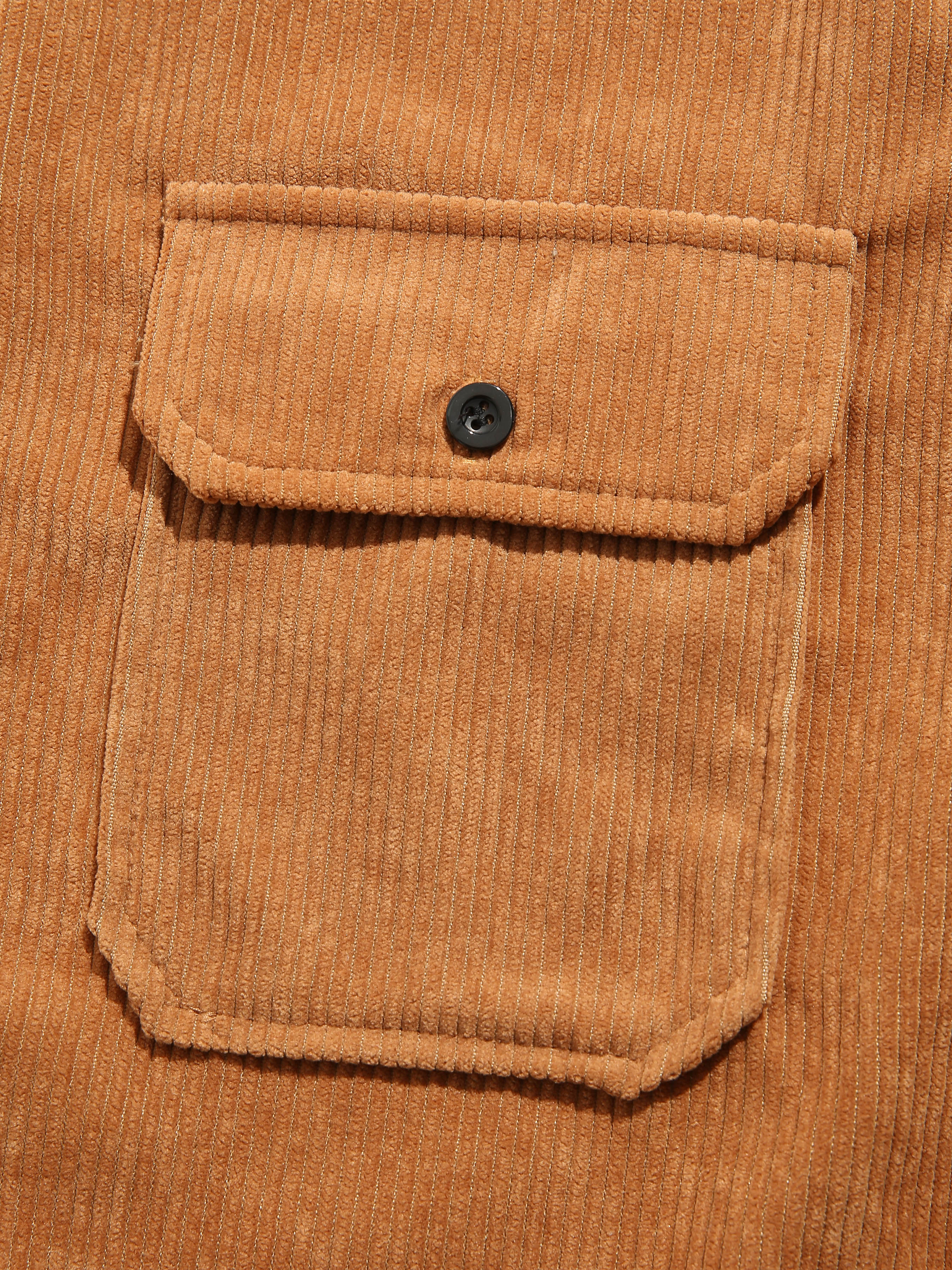 Arel® | Long Sleeve Corduroy Shirt With Pockets - Image 5