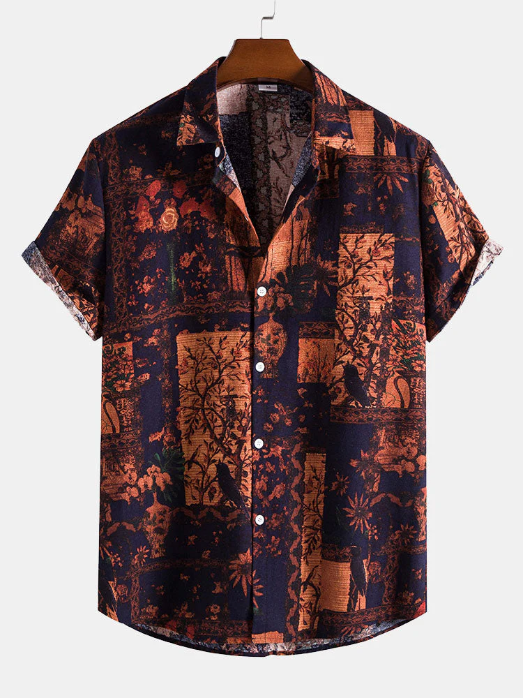 Arellano® | Vintage Floral Print Shirt - Image 2