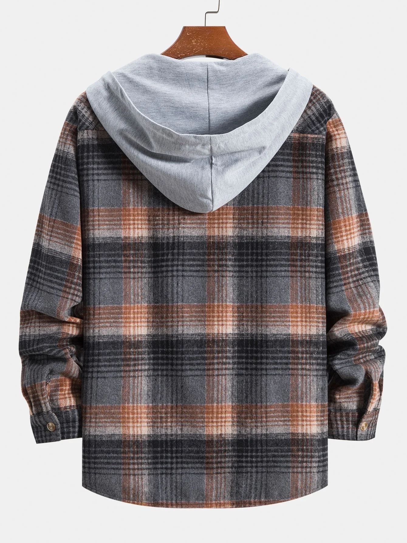 Arendt® | Flannel Plaid Hooded Overshirt - Image 2