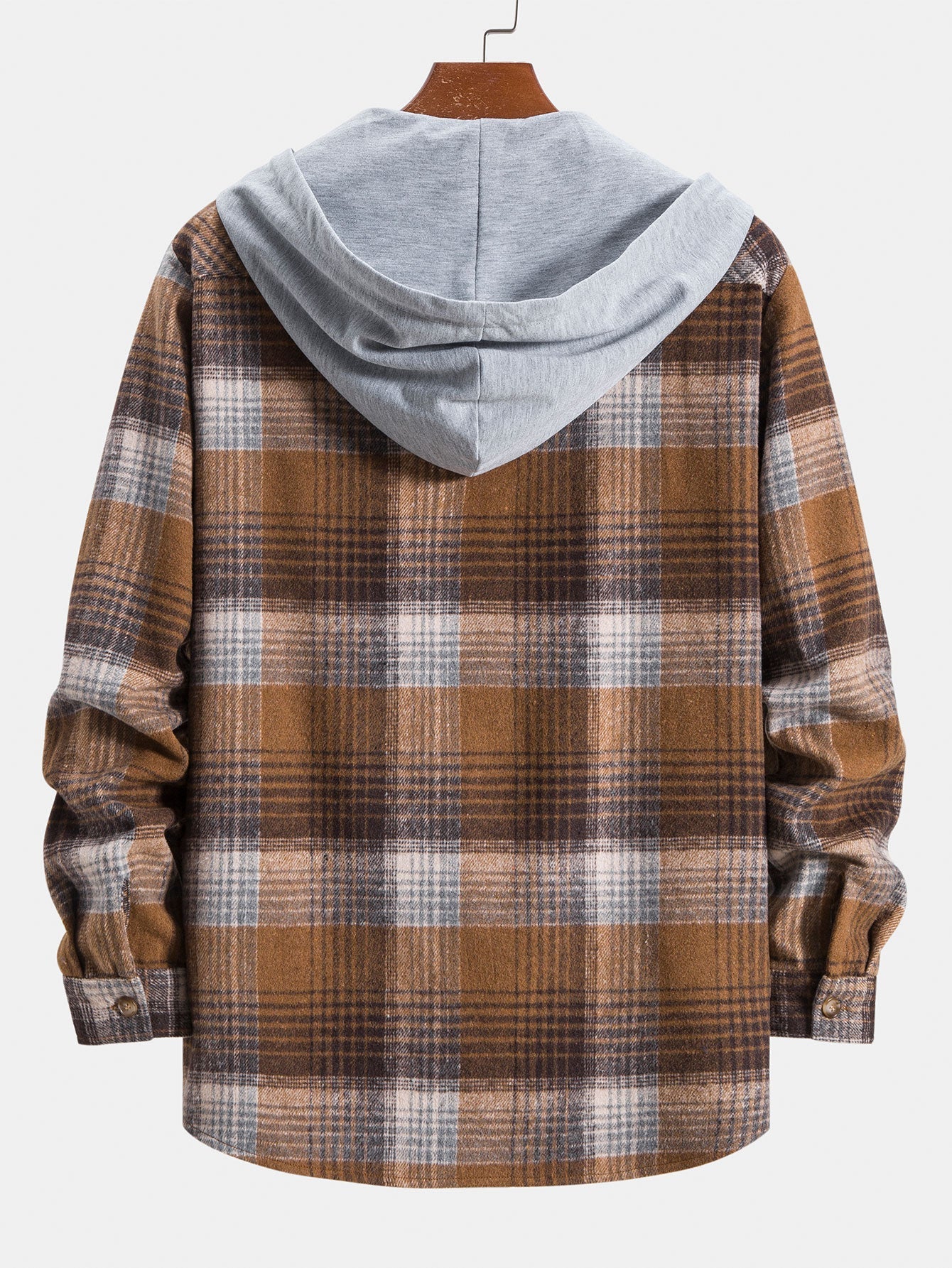 Arendt® | Flannel Plaid Hooded Overshirt - Image 4