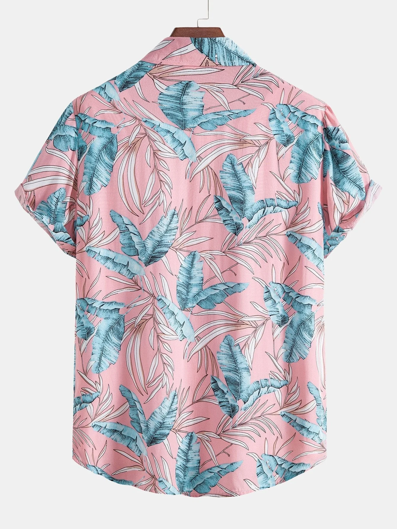 Aretino® | Viscose Tropical Print Button Up Shirt - Image 2