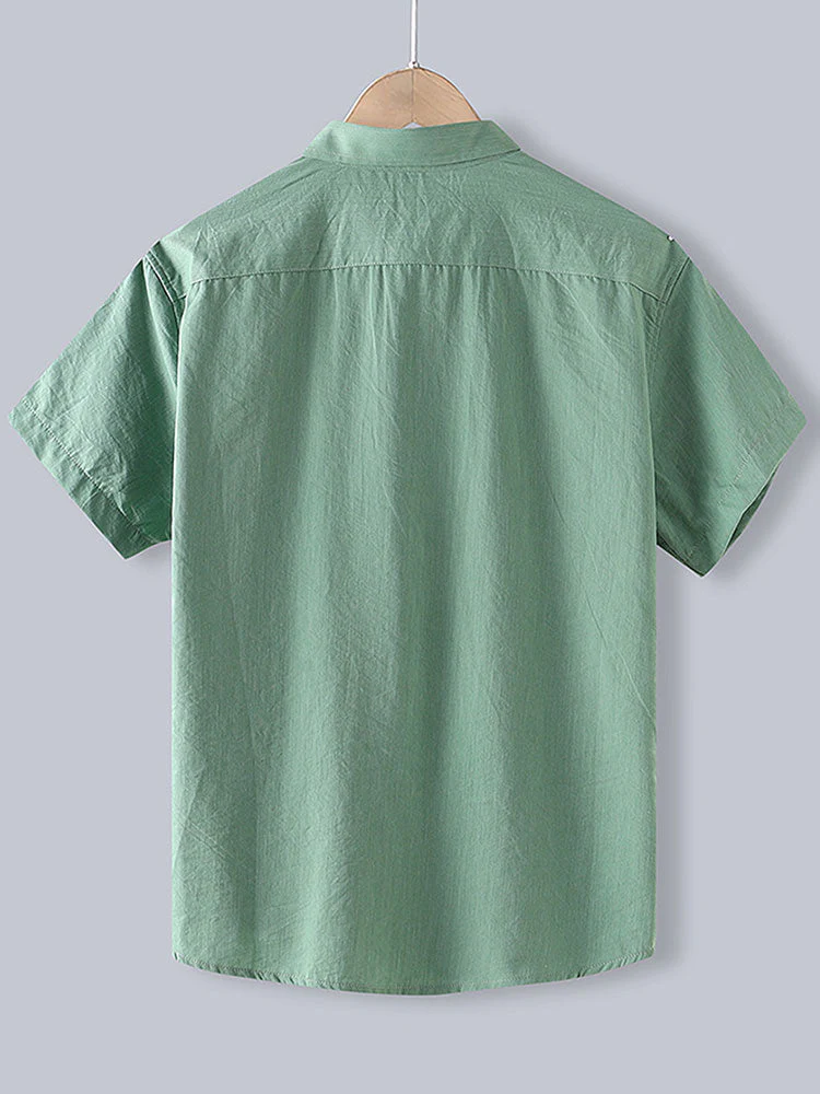 Arett® | Men Cotton Button Up Shirt - Image 2