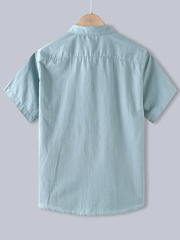 Arett® | Men Cotton Button Up Shirt - Image 5