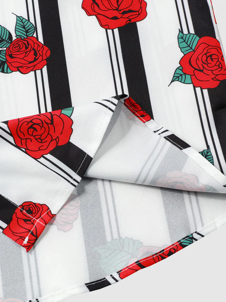 Argall® | Rose Striped Print Shirt - Image 5