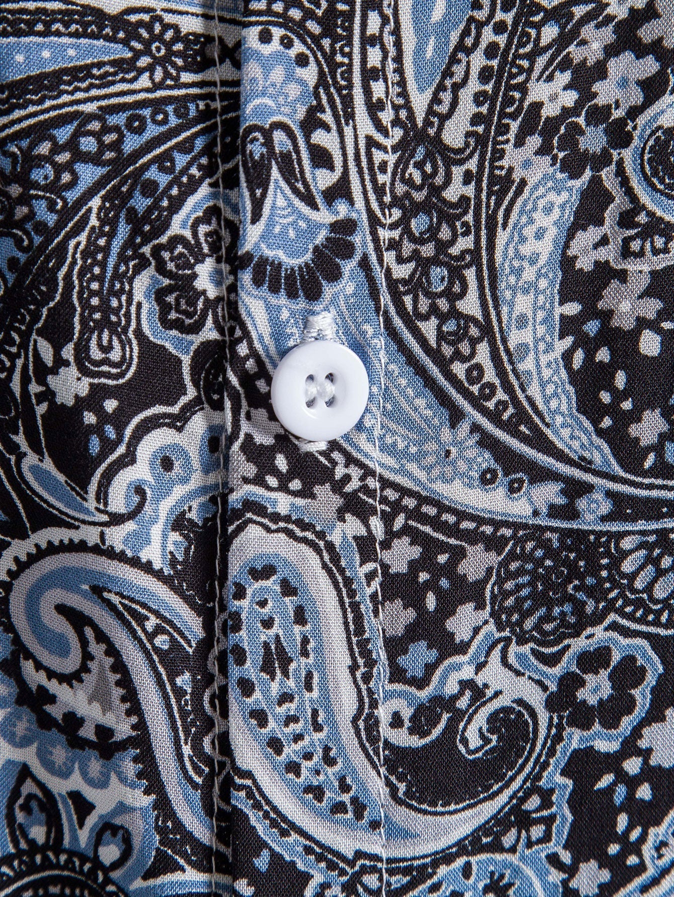 Argel® | Paisley Print Button Up Shirt - Image 4