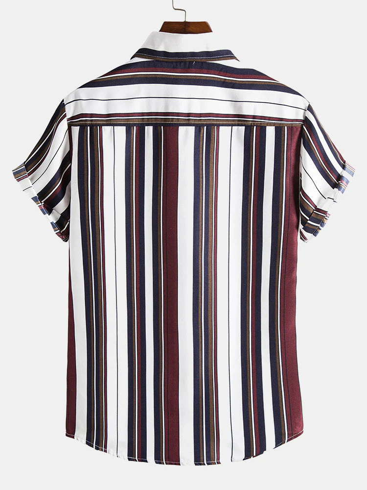 Argelino® | Irregular Wide Stripes Shirts - Image 2