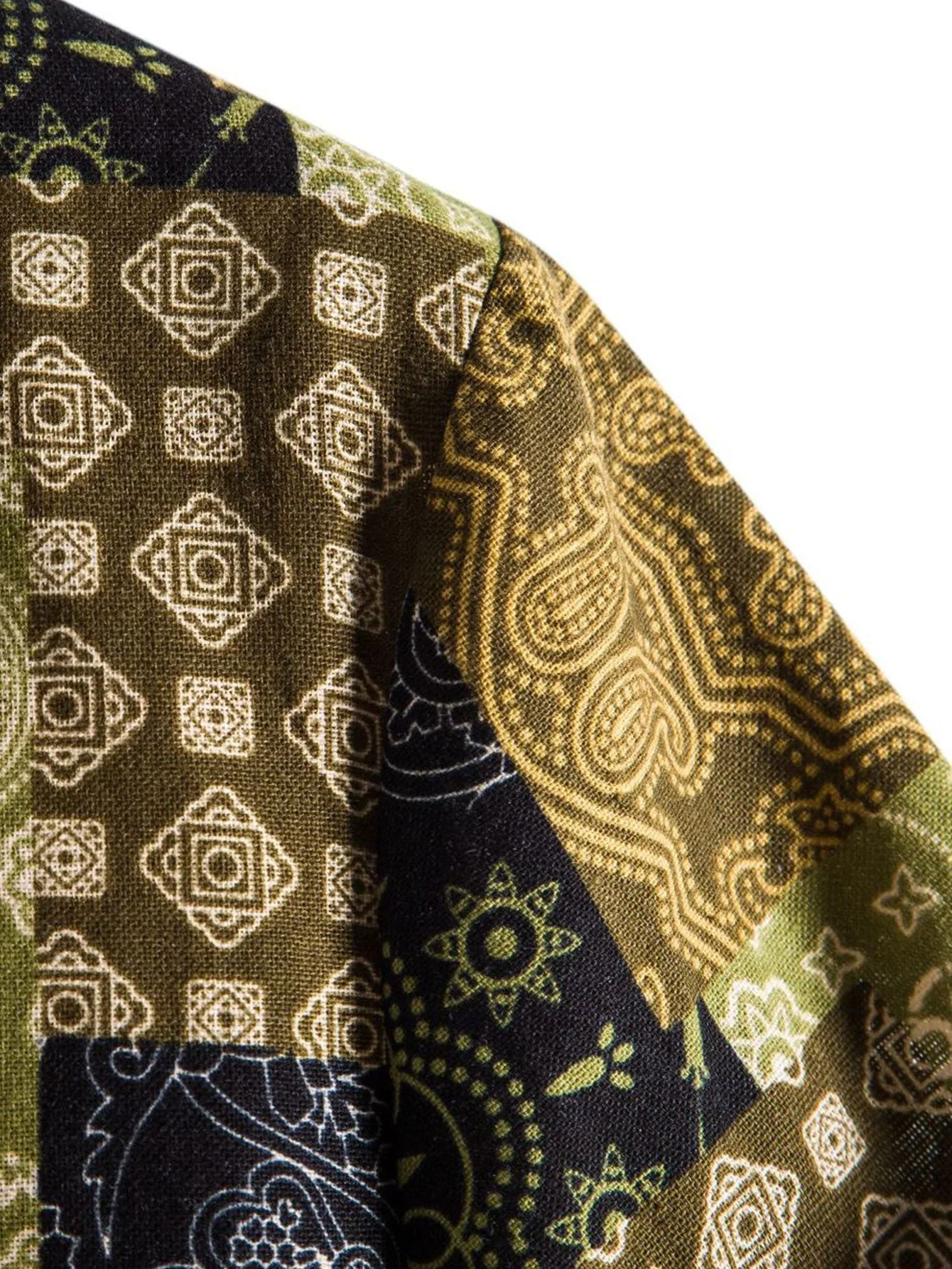 Argo® | Paisley Geometry Print Button Up Shirt - Image 5