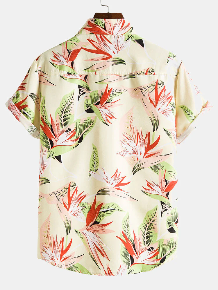 Argus® | Summer Floral Lapel Shirts - Image 2