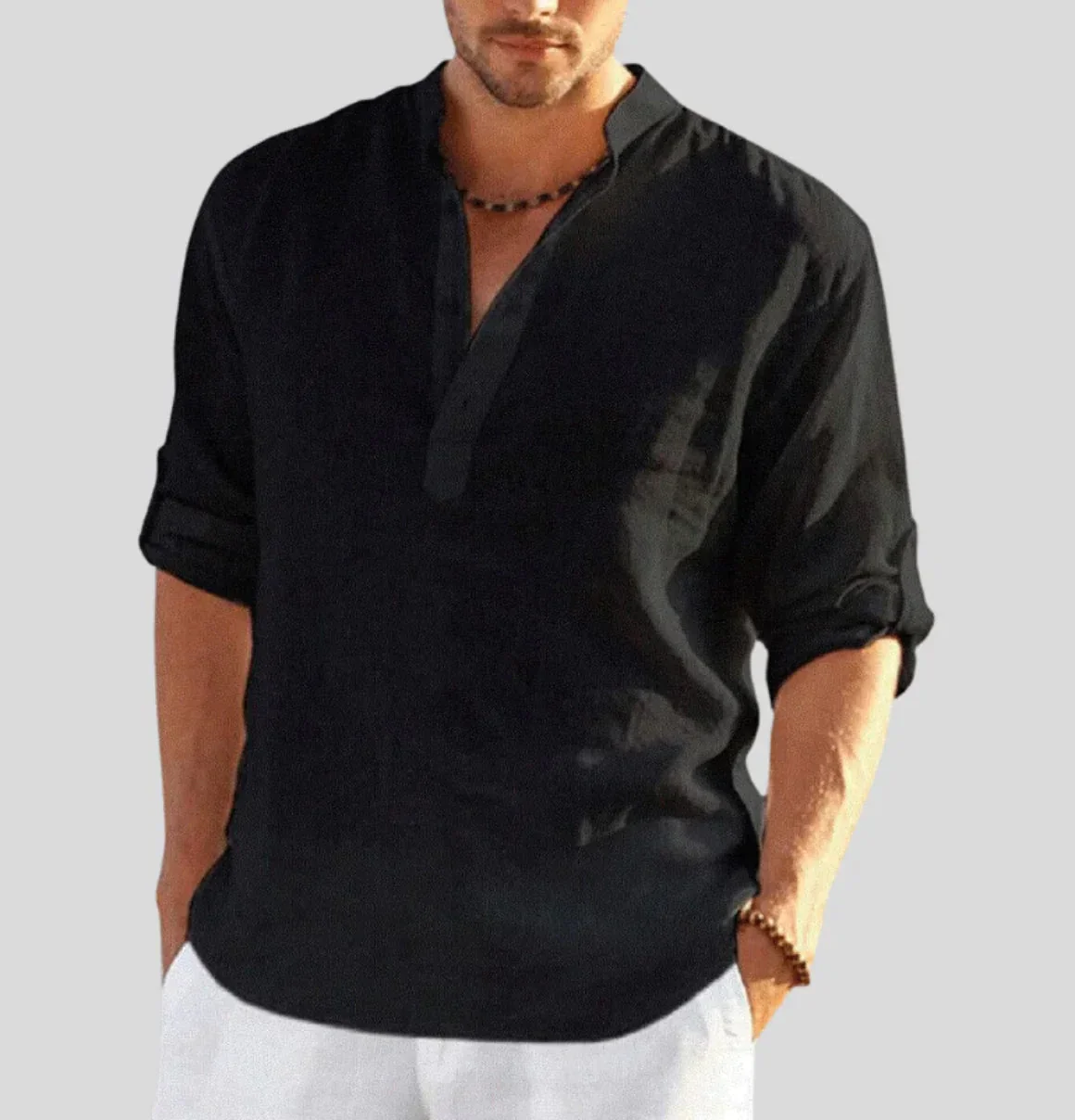 Argyle® | Classic Linen Shirt For Summer - Image 2