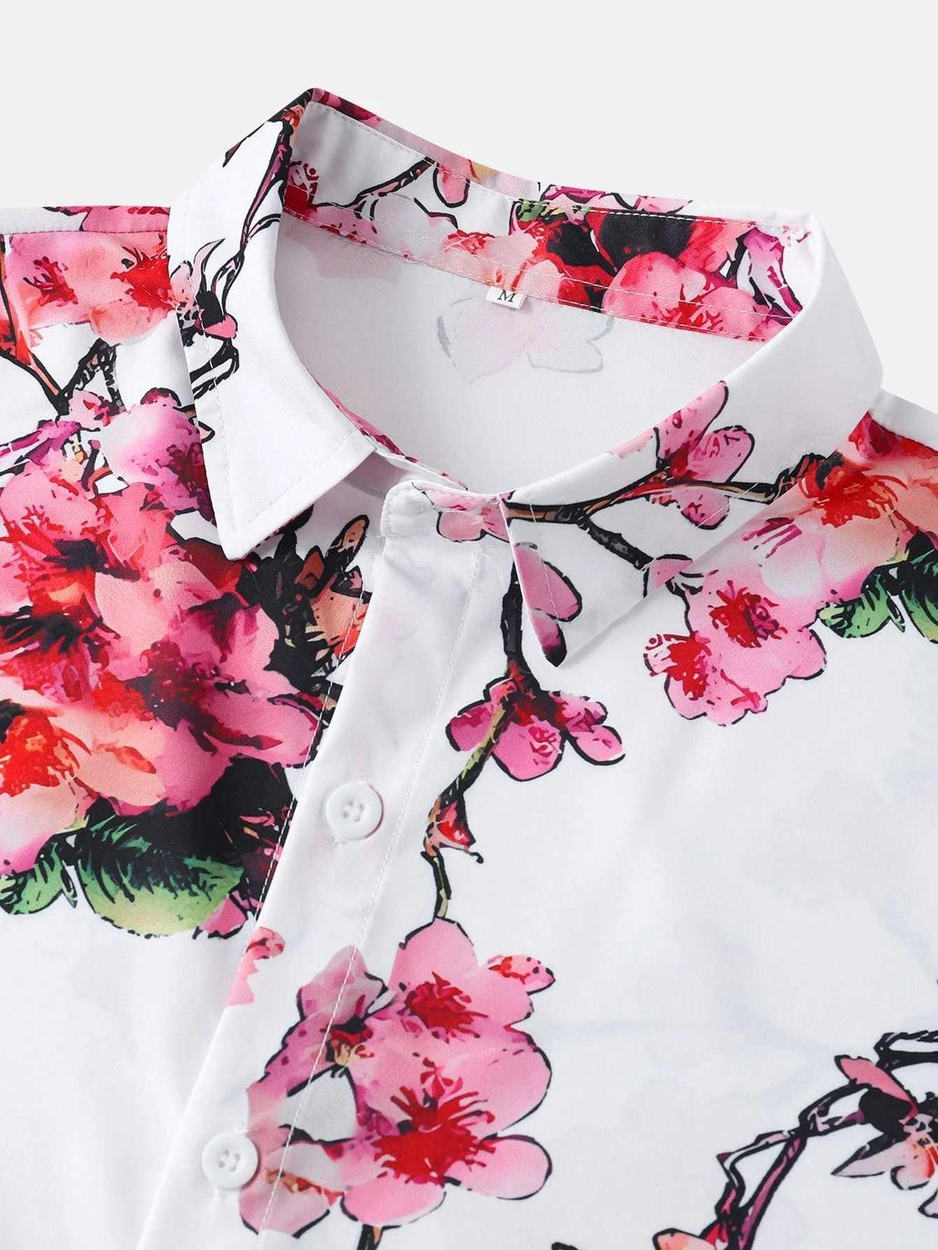Arian® | Floral Print Button Up Shirt - Image 3