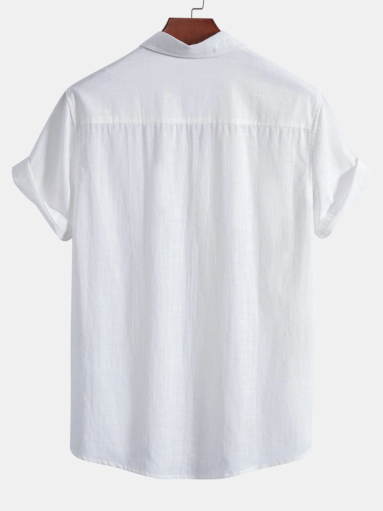 Ariano® | Linen Look Cotton Button Up Shirt - Image 2