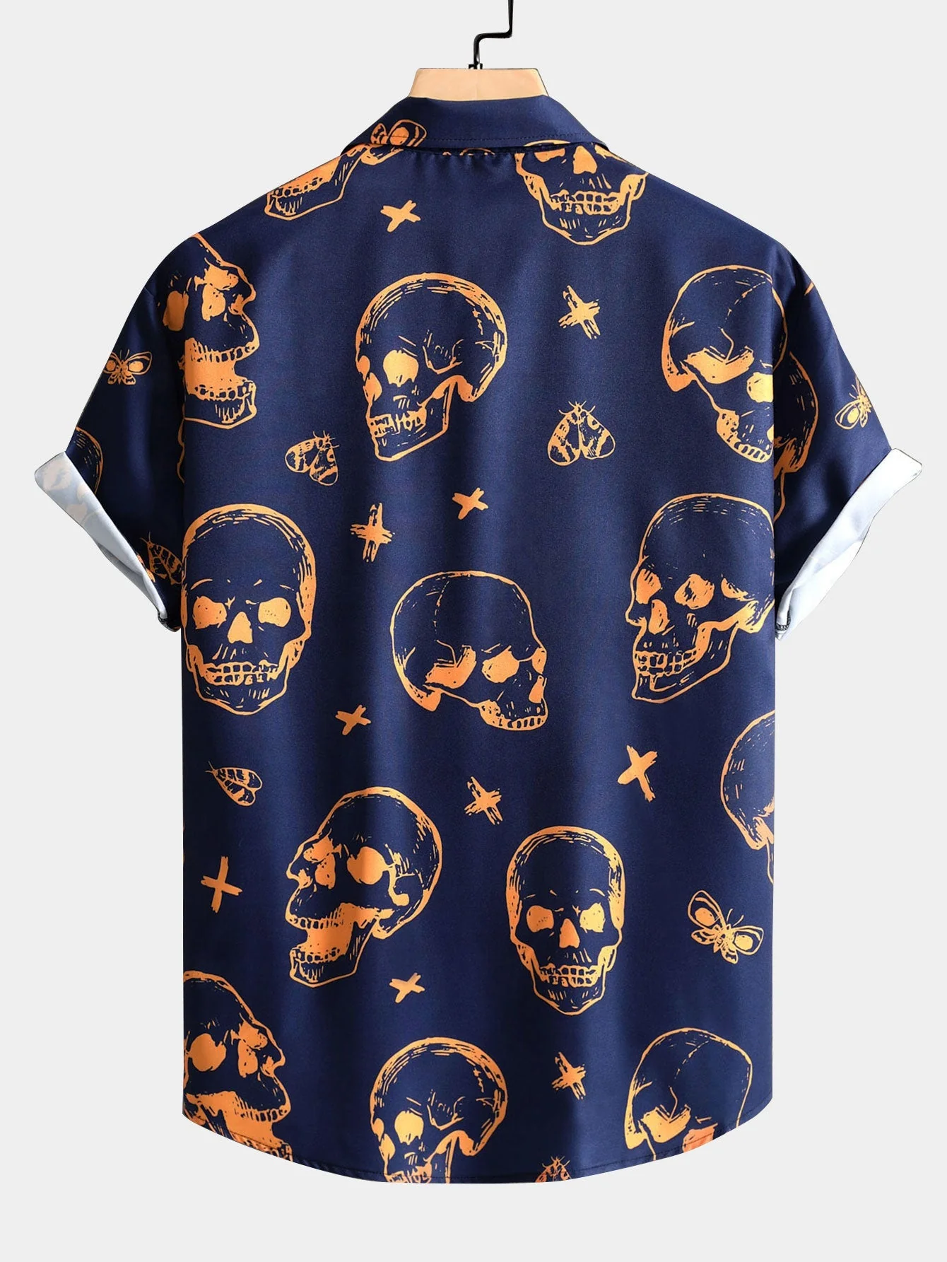 Ariel® | Skull Print Button Up Shirt - Image 2