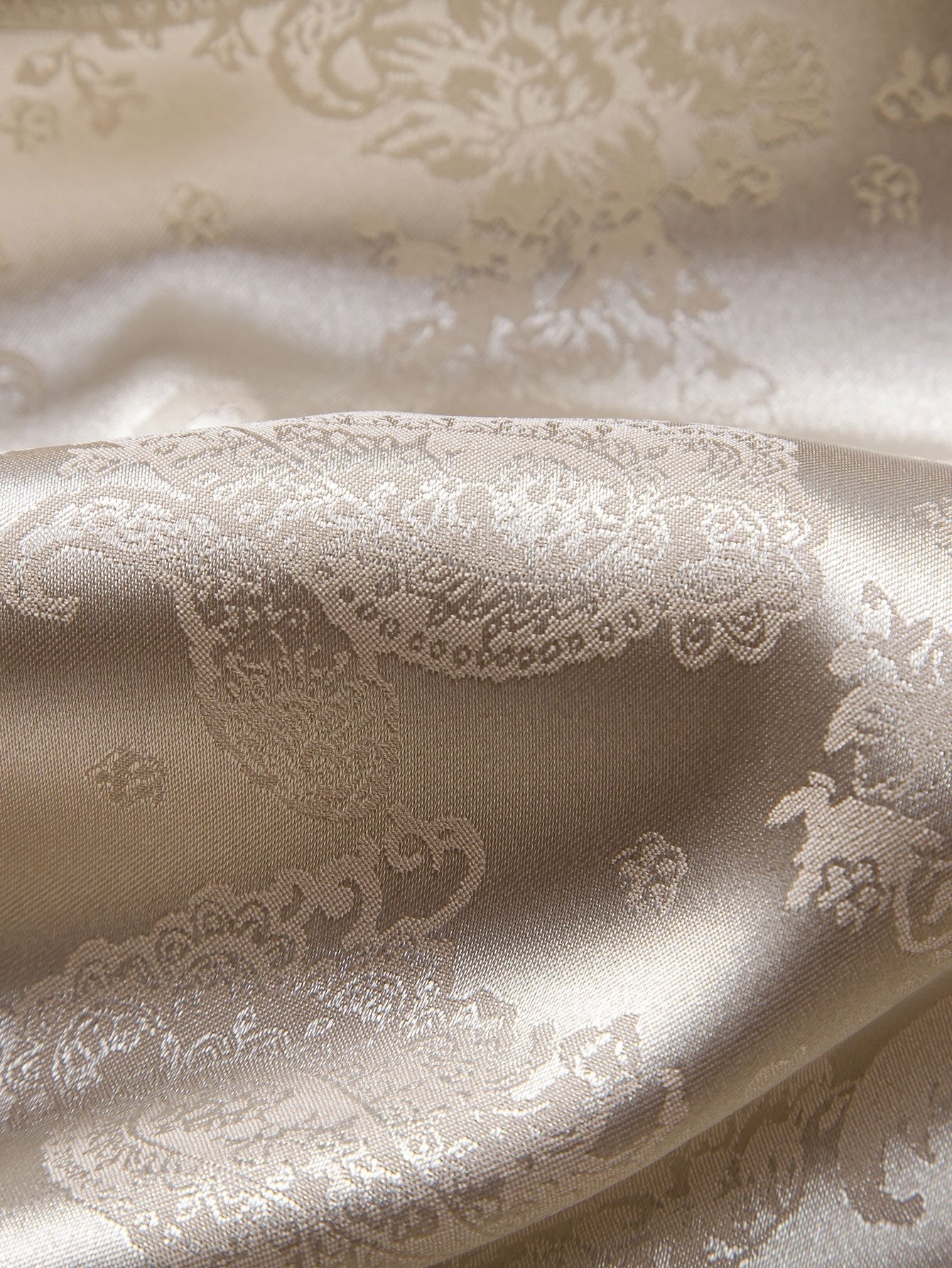 Arien® | Paisley Print Satin Shirt - Image 10