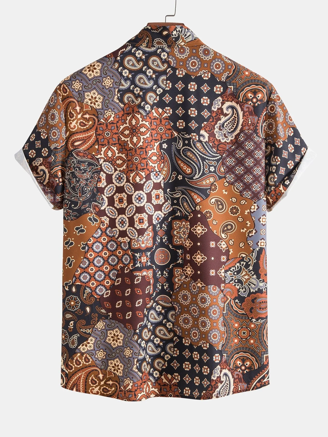 Aries® | Paisley Patchwork Print Button Up Shirt - Image 2