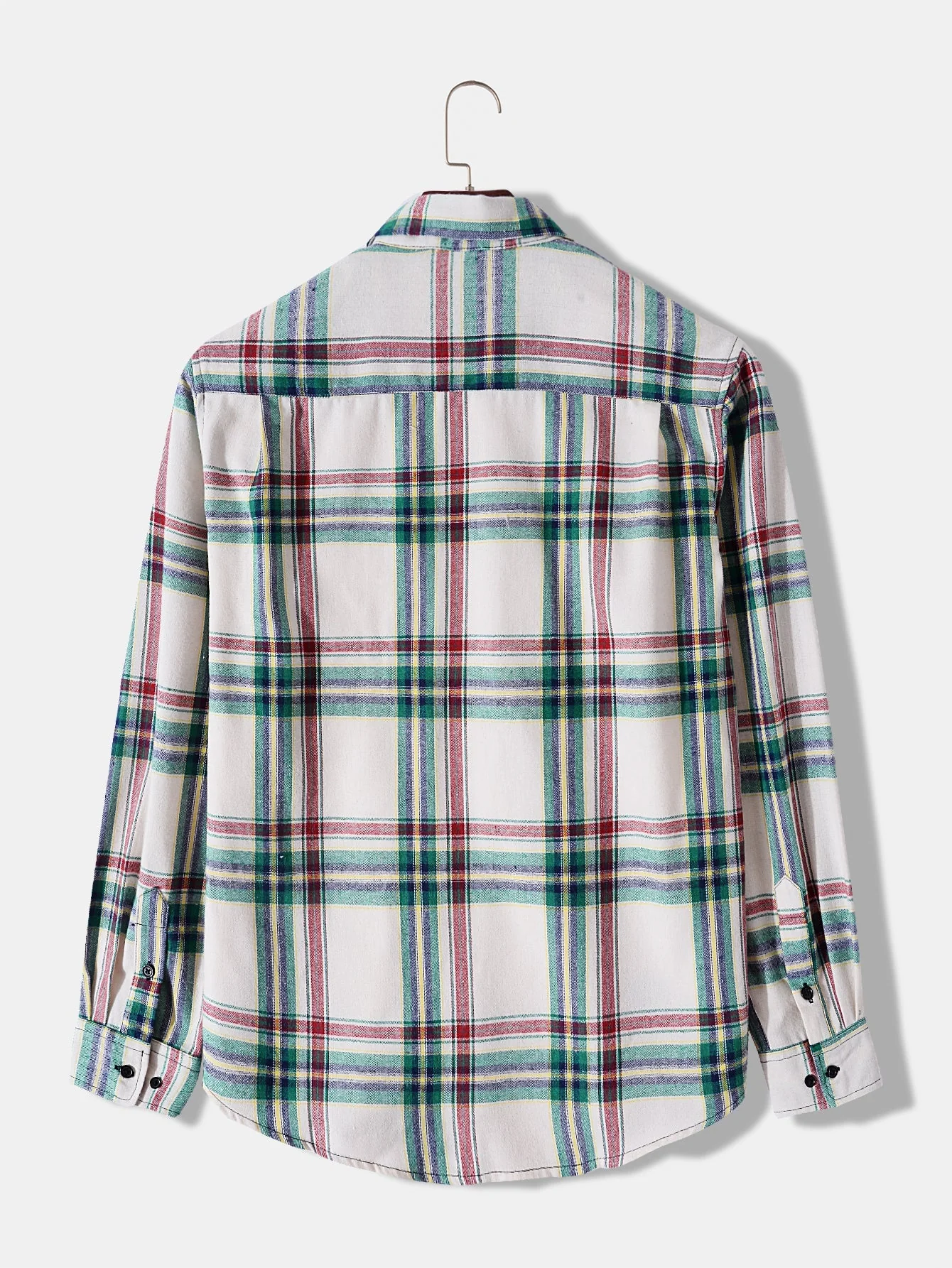 Arik® | Men Plaid Button Through Shirt With Pockets - Image 2