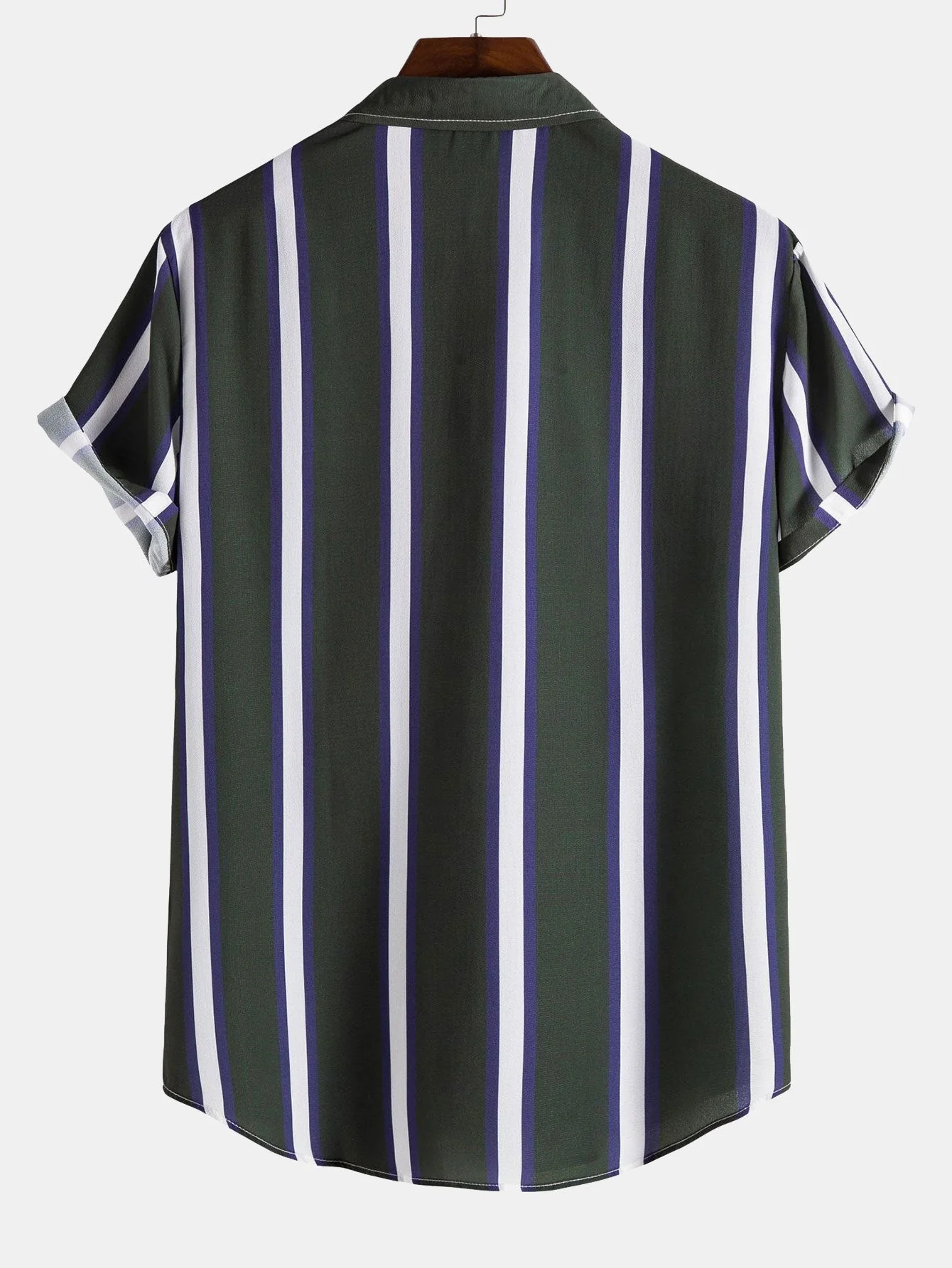 Arild® | Striped Print Button Up Shirt - Image 2