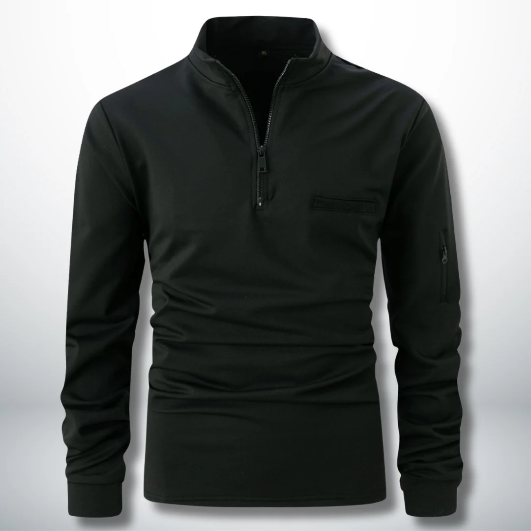 Arístides® | Men's Sports Sweatshirt With Zip - Image 7
