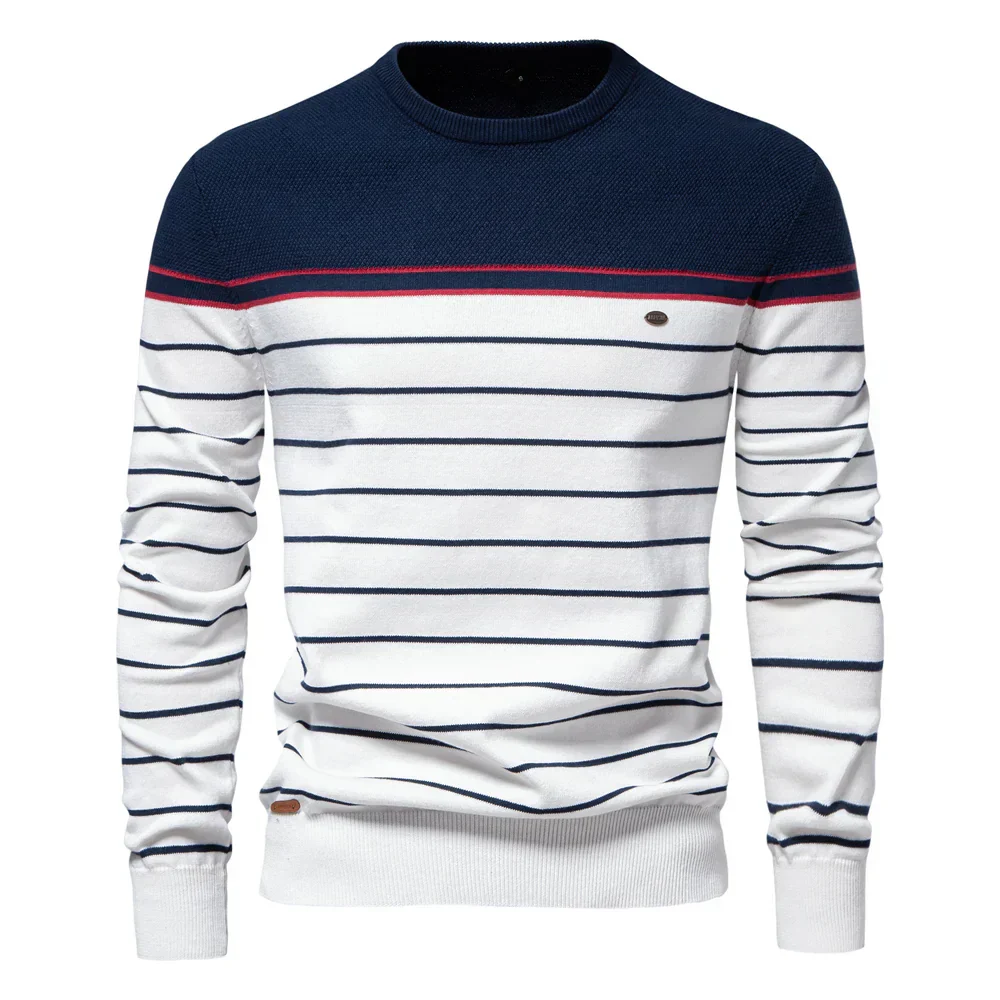 Arístides® | Men'S Sweater With Striped Design - Image 2