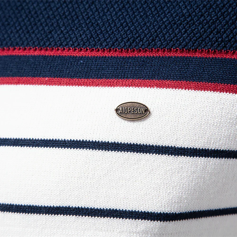 Arístides® | Men'S Sweater With Striped Design - Image 8