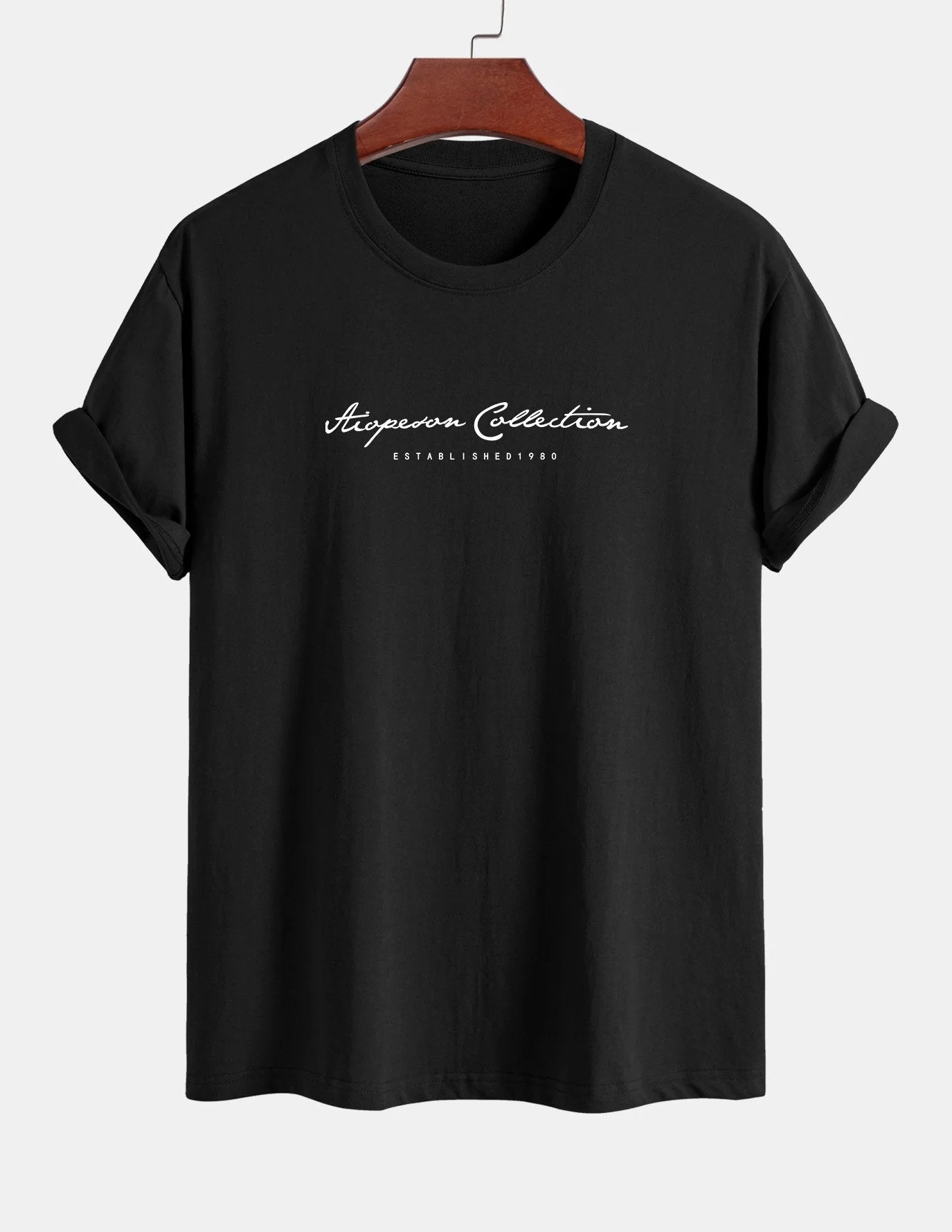 AristidesĀ® | Slogan Print Cotton T-Shirt