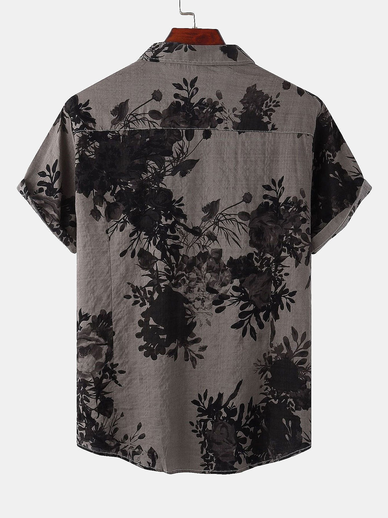Arleigh® | Ink Floral Print Shirt - Image 4