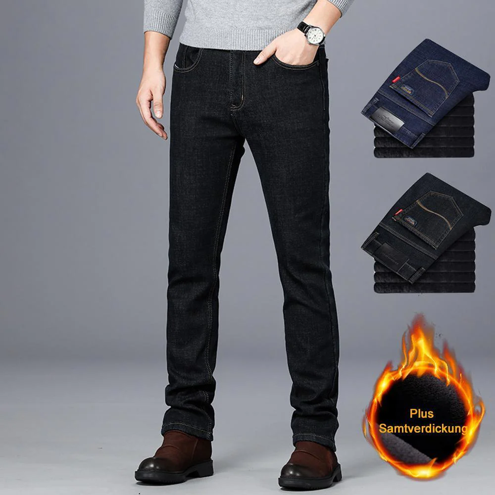 Arlo® | Men Plus Thick Velvet Jeans - Image 6