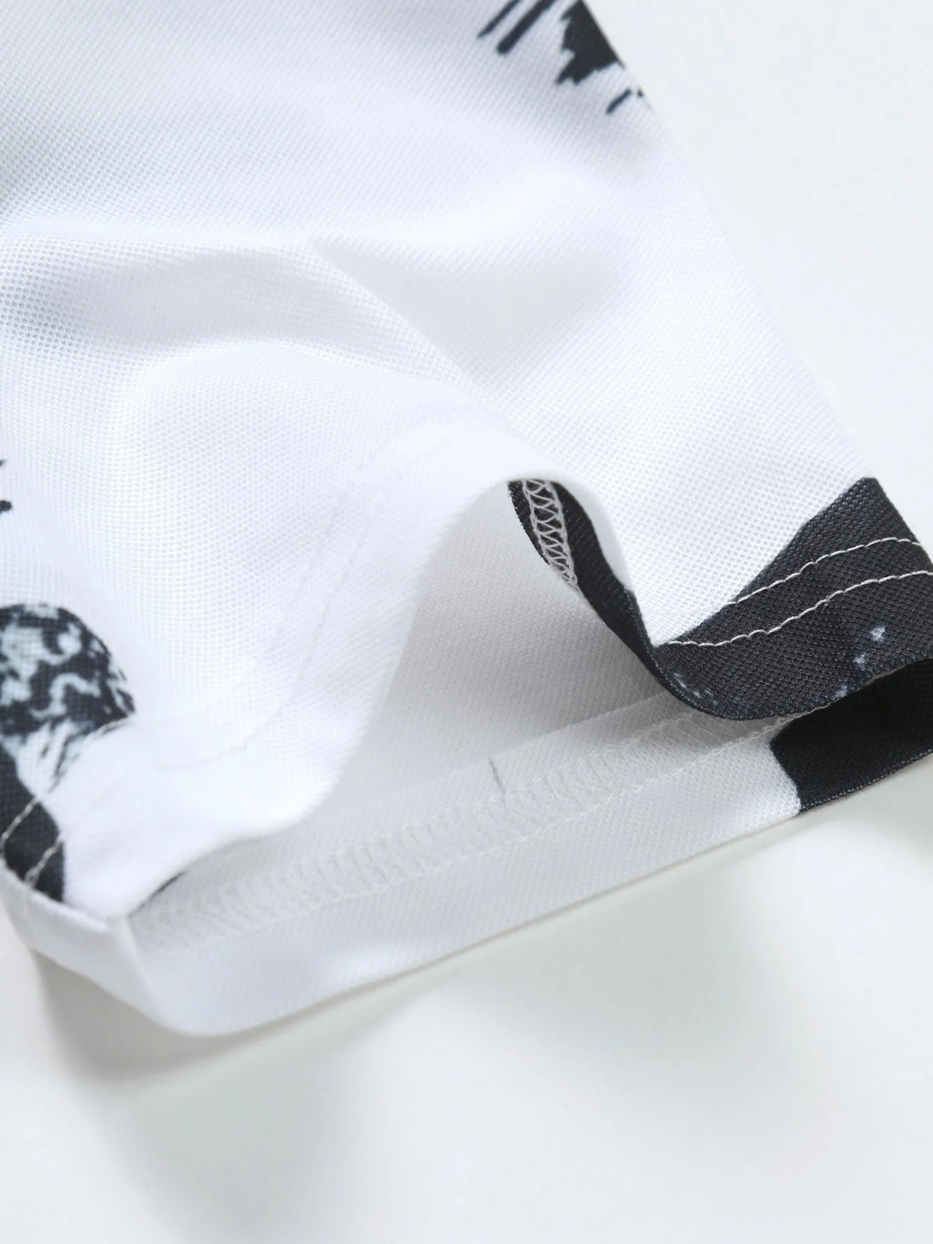Arlo | Brushstroke Print Polo Shirt - Image 5