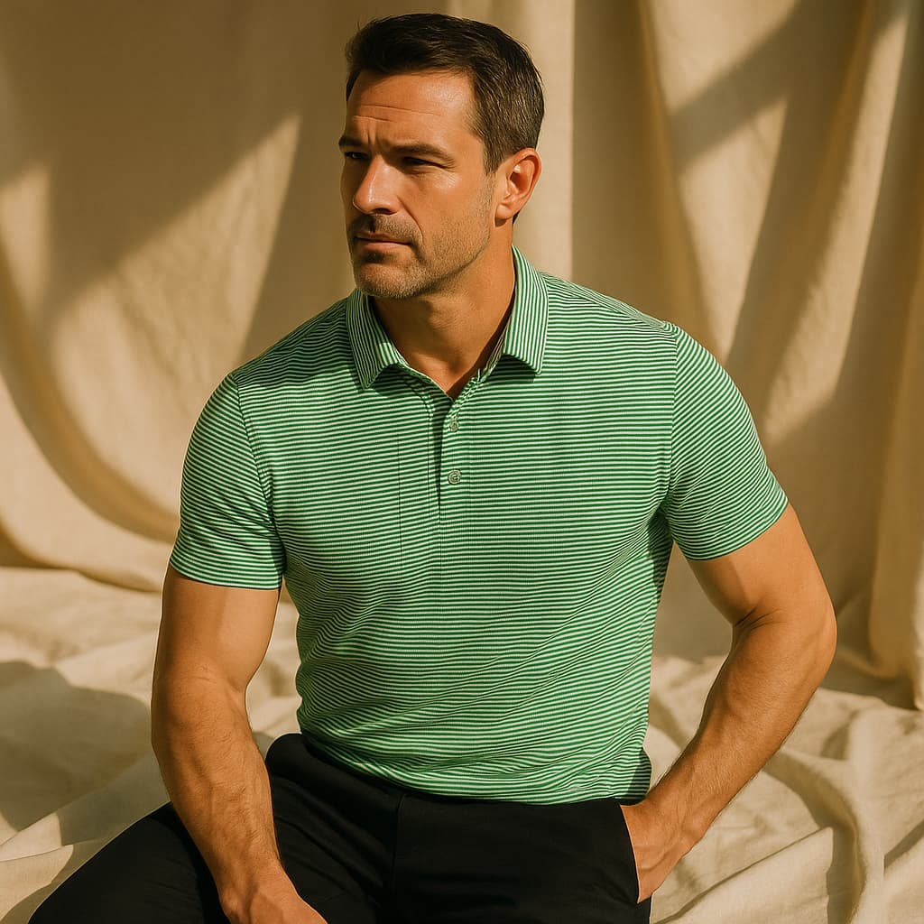 Arlo | Striped Polo Shirt - Image 7