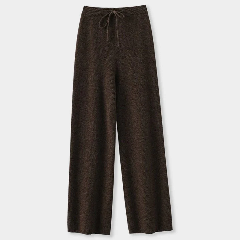 Arly® | Elena Romano Cashmere Wide-Leg Pants - Image 3