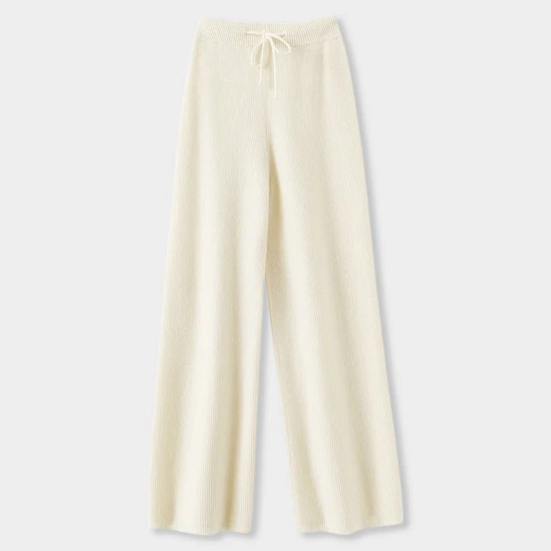 Arly® | Elena Romano Cashmere Wide-Leg Pants - Image 5