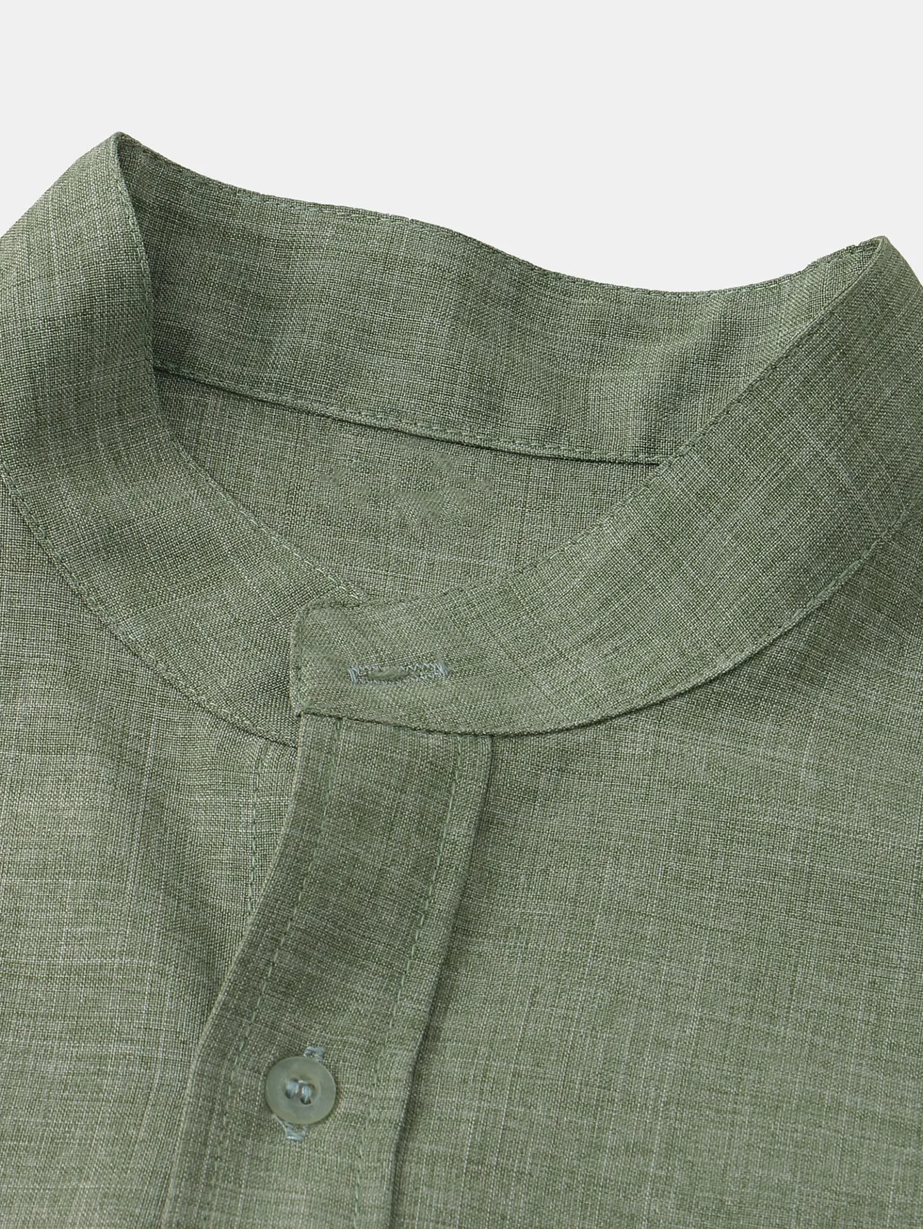Arly® | Man Stand Collar Shirt Whit Pocket - Image 13