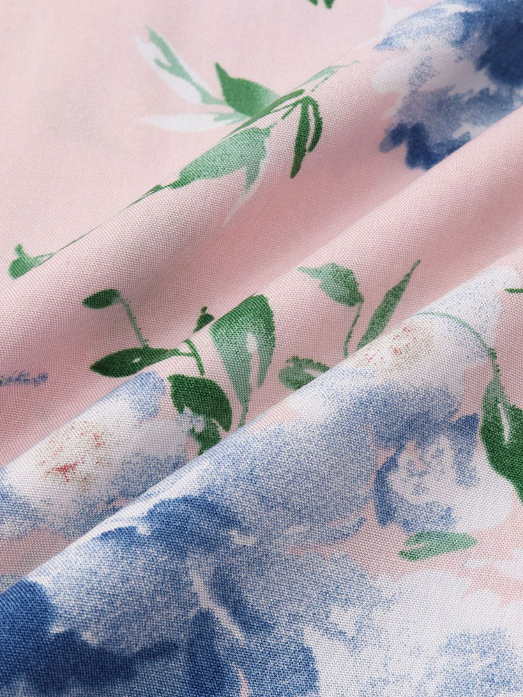 Arman® | Floral Print Button Up Shirt - Image 4