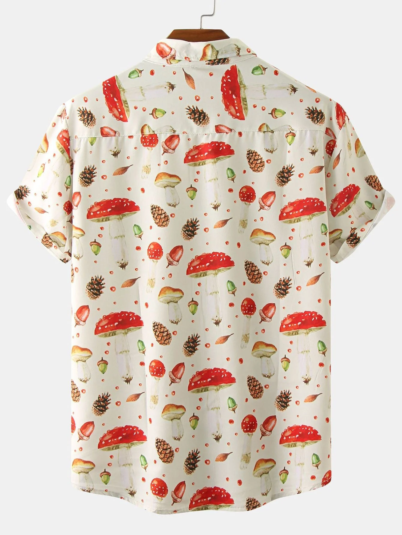 Armando® | Mushroom Pine Nuts Print Shirt - Image 2