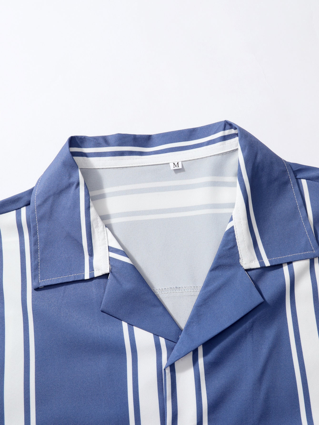 Armas® | Striped Print Revere Shirt - Image 3