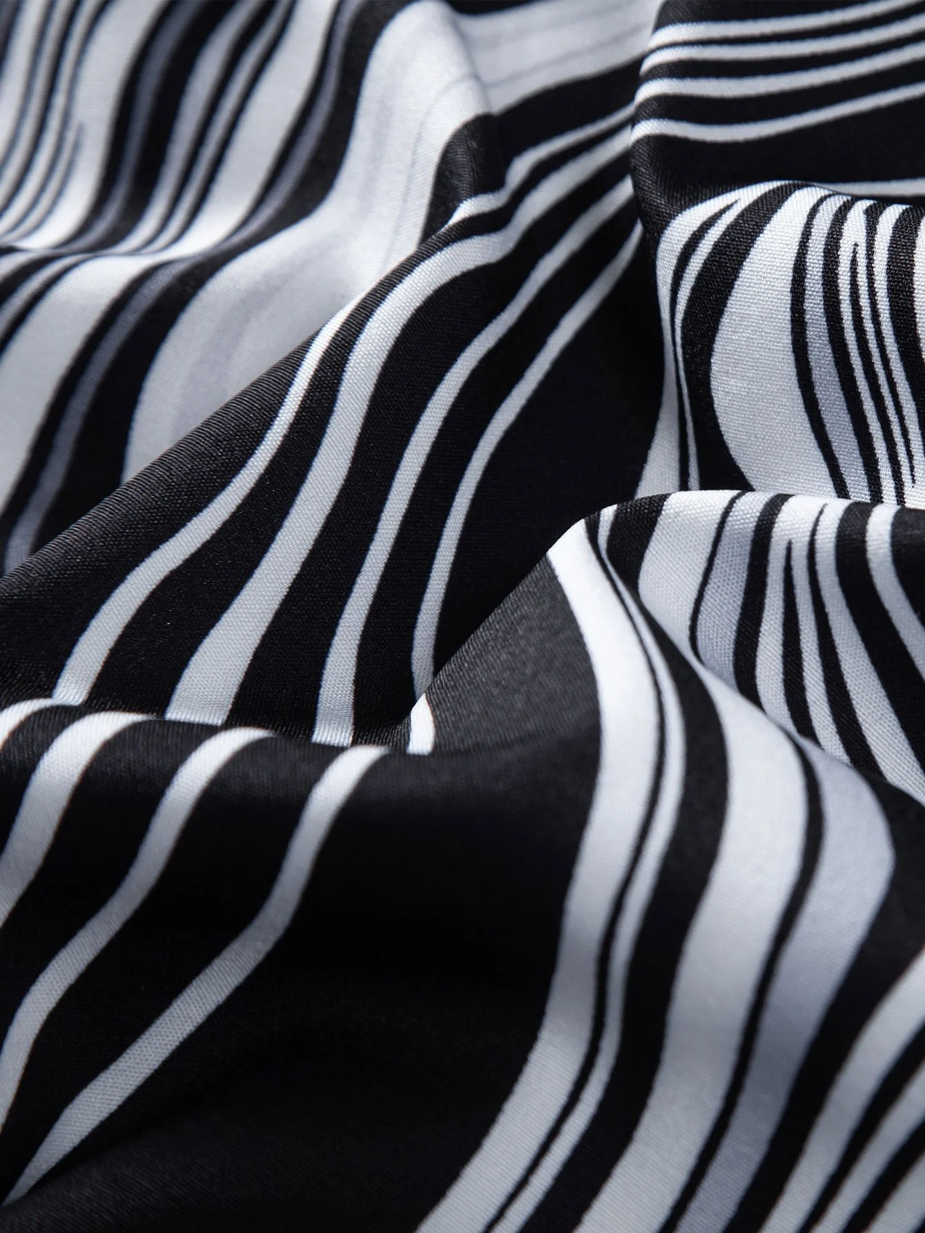 Armelin® | Marble Texture Print Button Up Shirt - Image 3