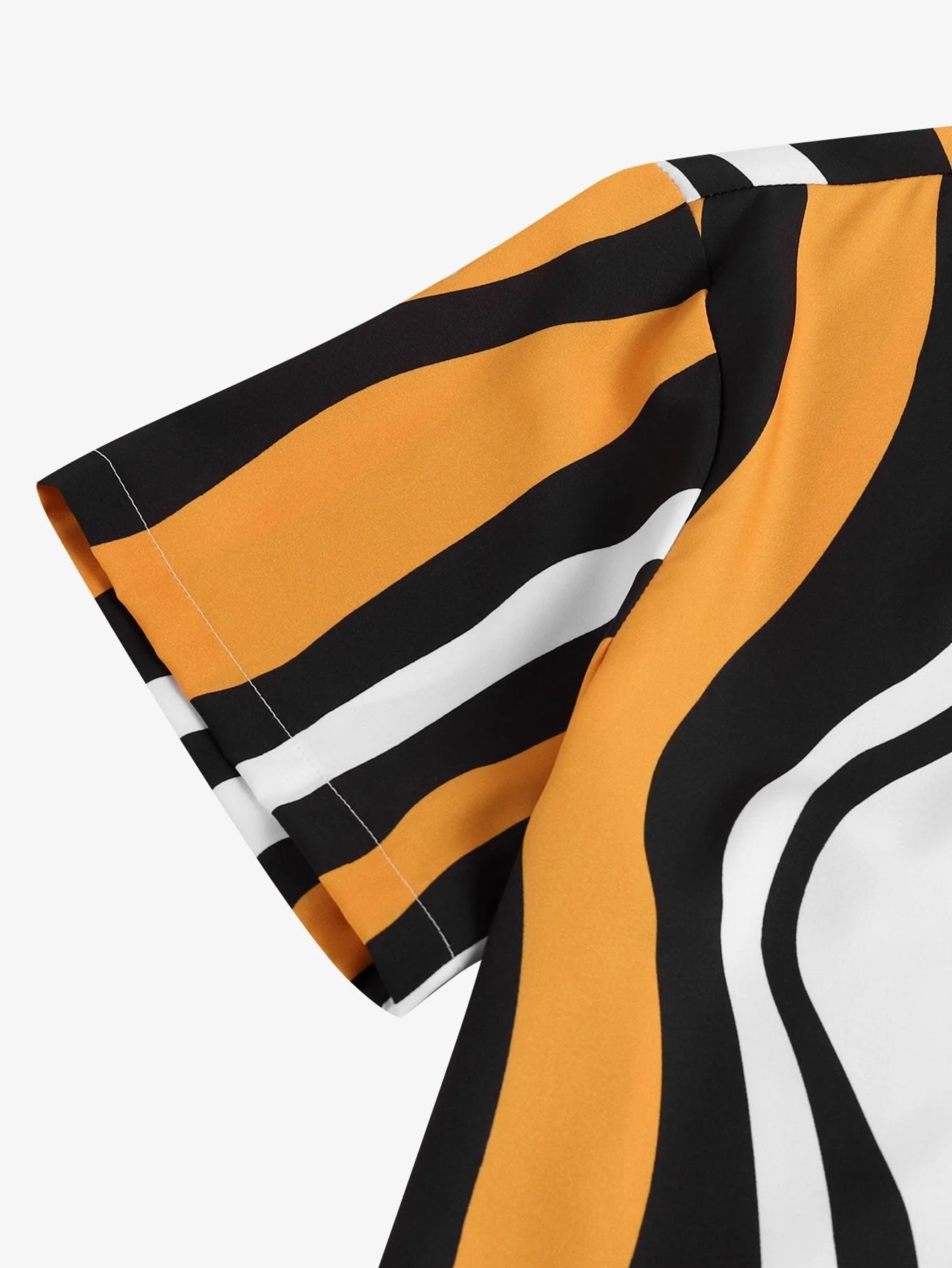 Armin® | Wavy Print Button Up Shirt - Image 5