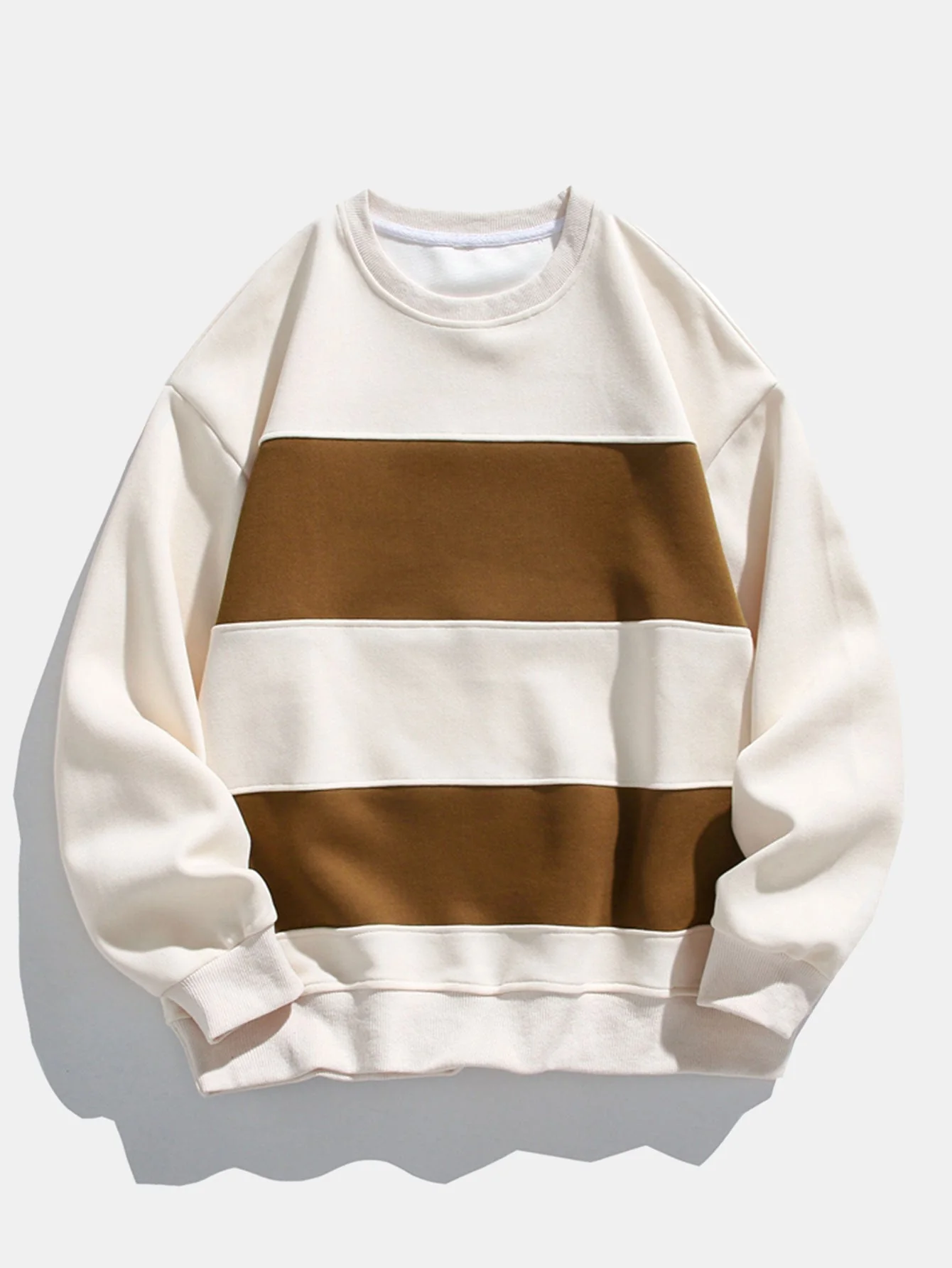Arminius® | Relax Fit Color Block Crew Neck Sweatshirt - Image 10