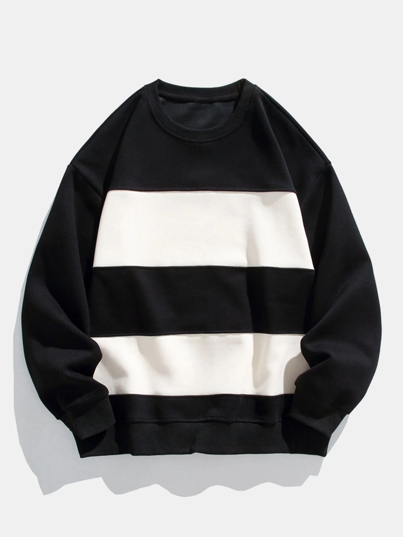 Arminius® | Relax Fit Color Block Crew Neck Sweatshirt - Image 6