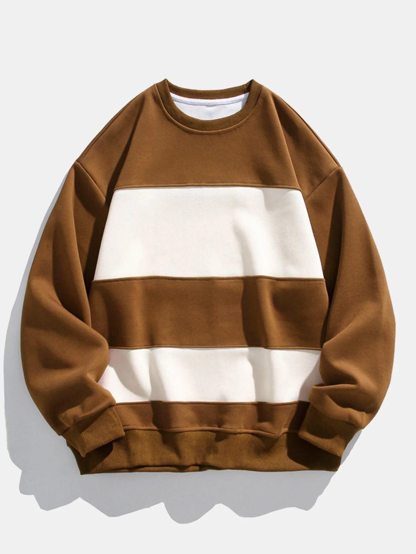 Arminius® | Relax Fit Color Block Crew Neck Sweatshirt - Image 8