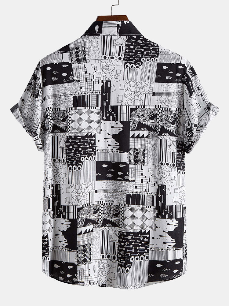 Armonius® | Geometry Print Shirt - Image 2