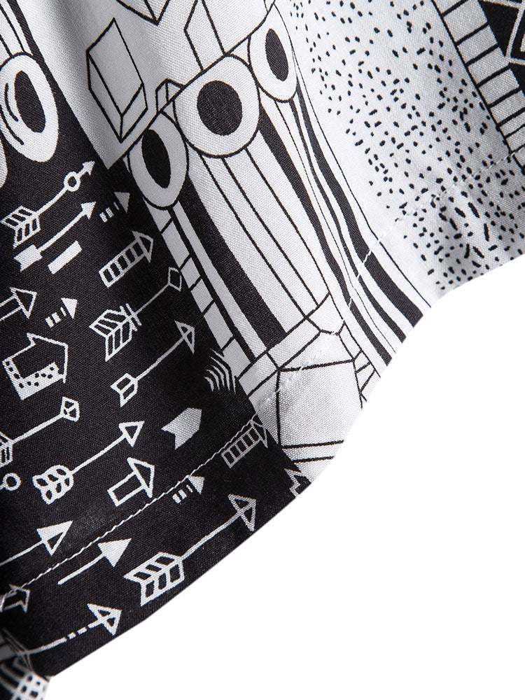 Armonius® | Geometry Print Shirt - Image 4