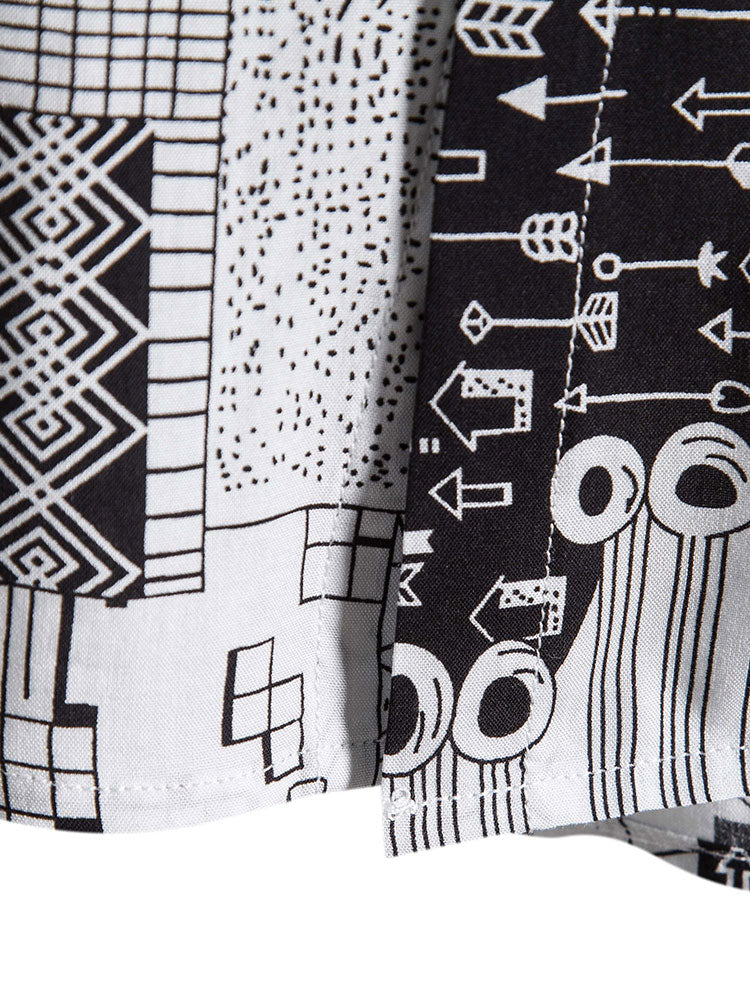 Armonius® | Geometry Print Shirt - Image 5