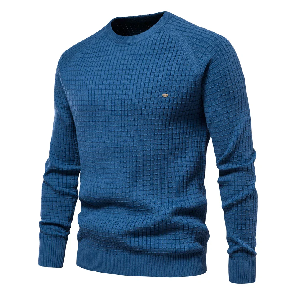 Arnaldo® | Men'S Sweater With Grid Pattern - Image 7